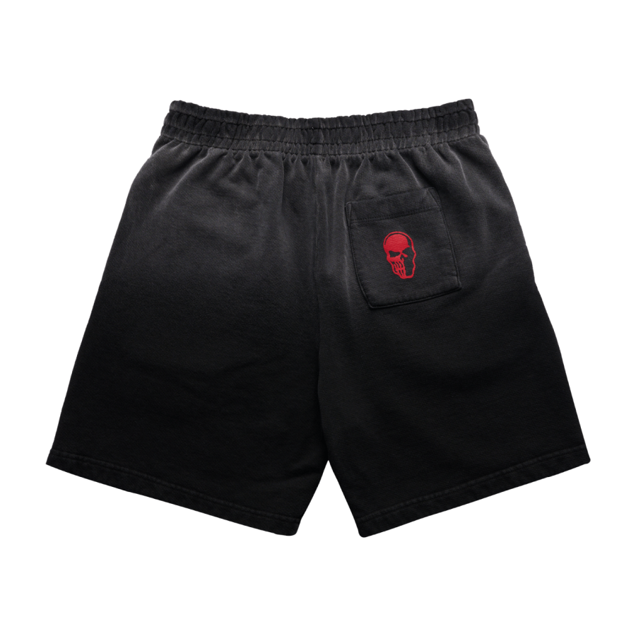 Warren Lotas Chicago Bulls Flaming Skull Shorts - Image 2