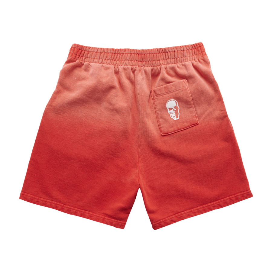 Warren Lotas Philadelphia 76ers Flaming Skull Shorts - Image 2