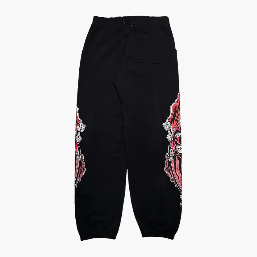 Warren Lotas S3 Reapers Sweatpant Black/Red - Image 2
